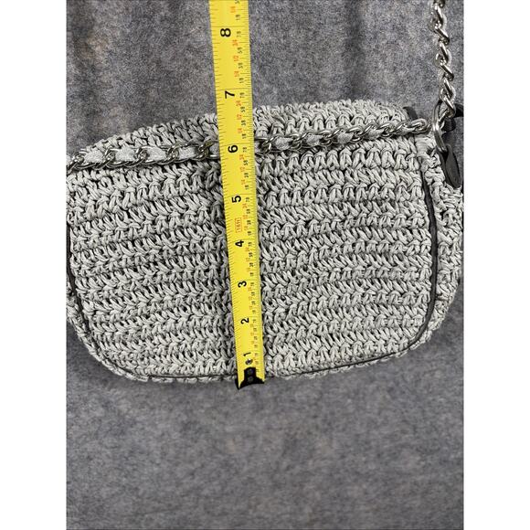 BRIGHTON ANJU JEWELED Sequins Crystals Small CROCHETED Purse Bag w/ Dust Bag - Picture 7 of 13